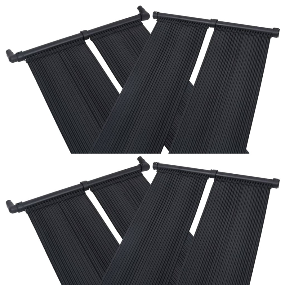 Panou încălzitor solar pentru piscină, 4 buc., 80x310 cm