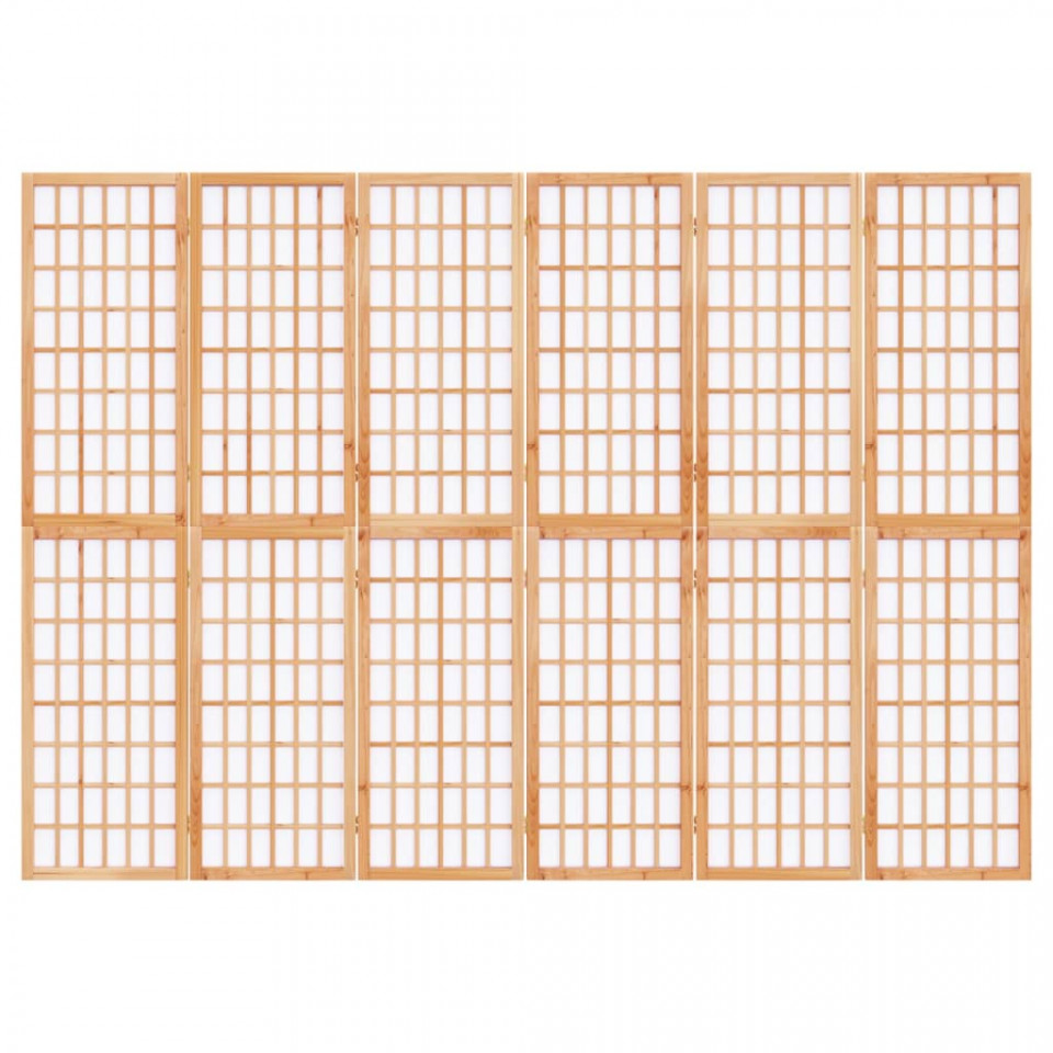 Paravan pliabil de cameră, 6 panouri, 240x170 cm, stil japonez - 2 | YEO
