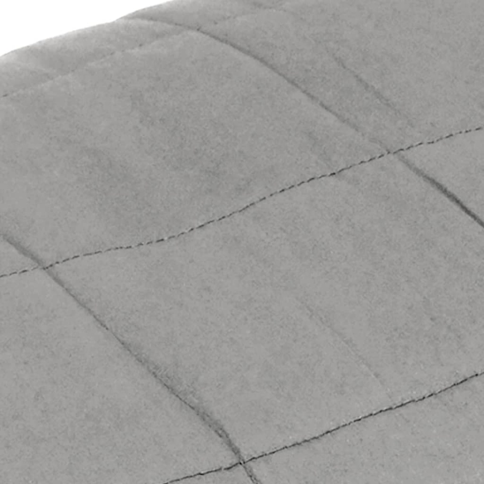 Pătură cu greutăți, gri, 200x235 cm, 15 kg, material textil - 3 | YEO