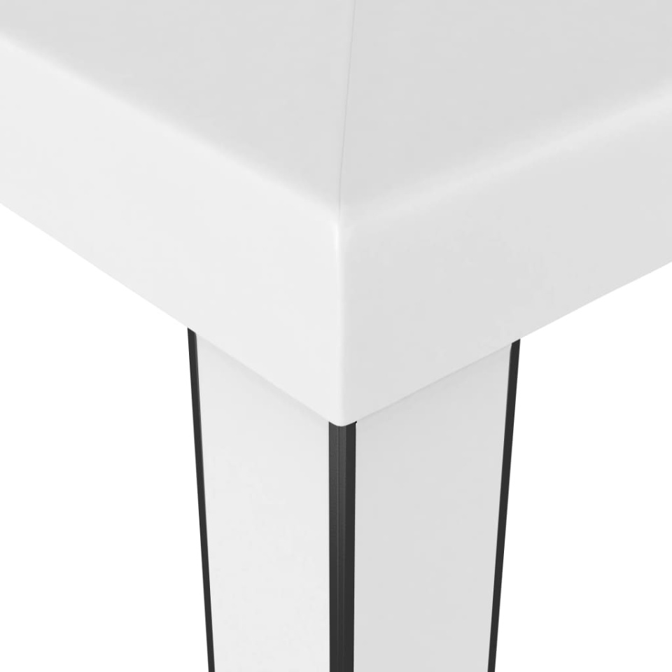 Pavilion cu acoperiș dublu, alb, 3 x 3 m - 3 | YEO
