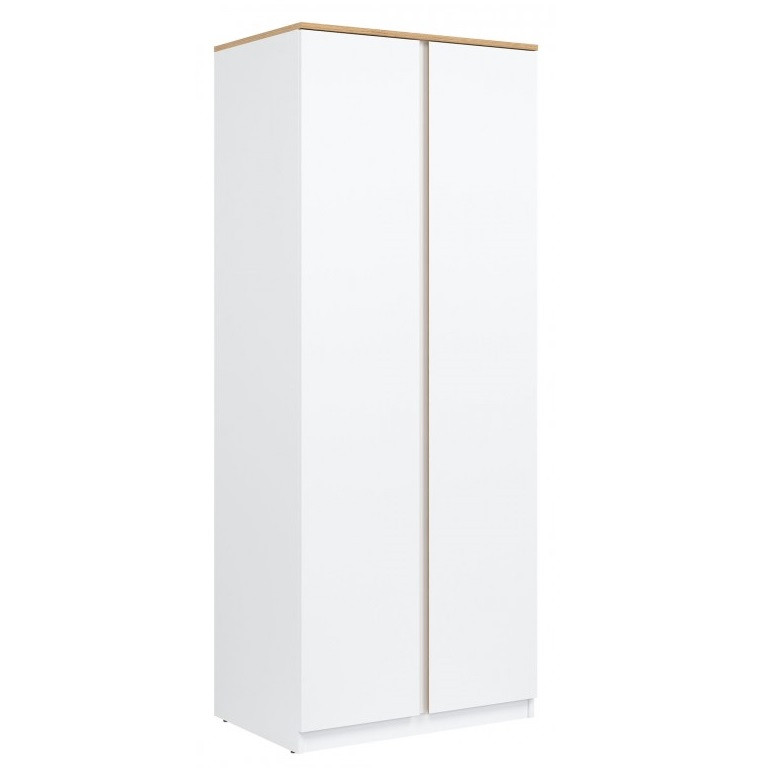 REMI Dulap cu doua usi 2D WHITE/OAK EVOKE