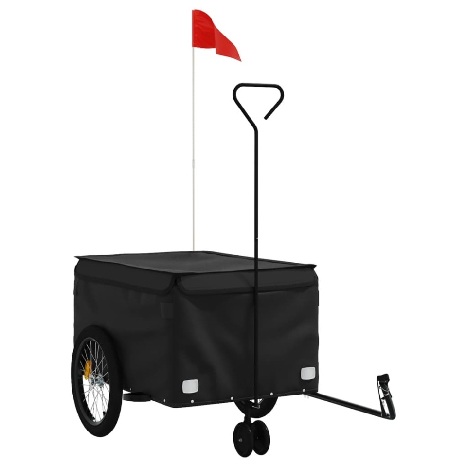 Remorcă pentru biciclete, negru, 45 kg, fier - 1 | YEO