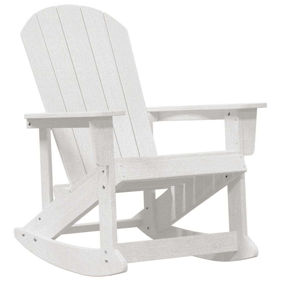 Scaun de Balamuc Adirondack Alb 73.5x92x90 cm HDPE - 1 | YEO