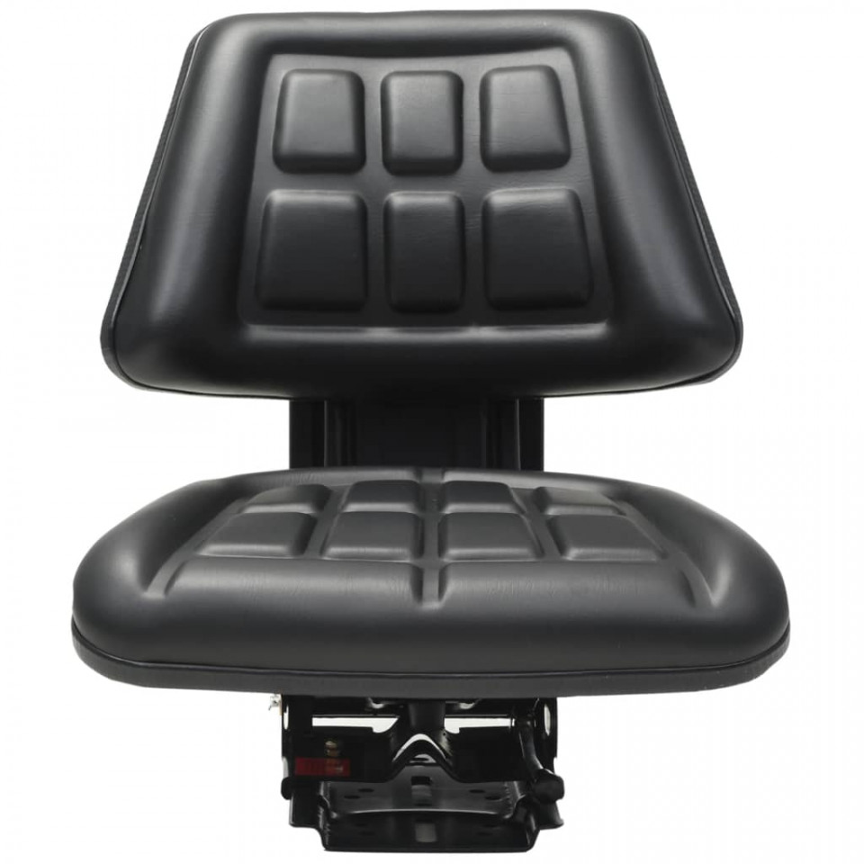 Scaun de tractor cu suspensie Negru - 1 | YEO