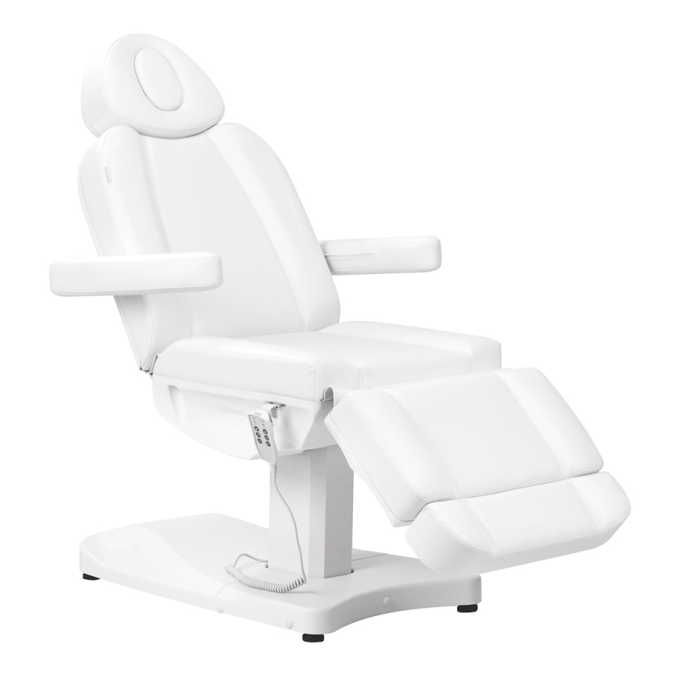 Scaun electric cosmetic Azzurro 803D 3-motoare alb - 1 | YEO