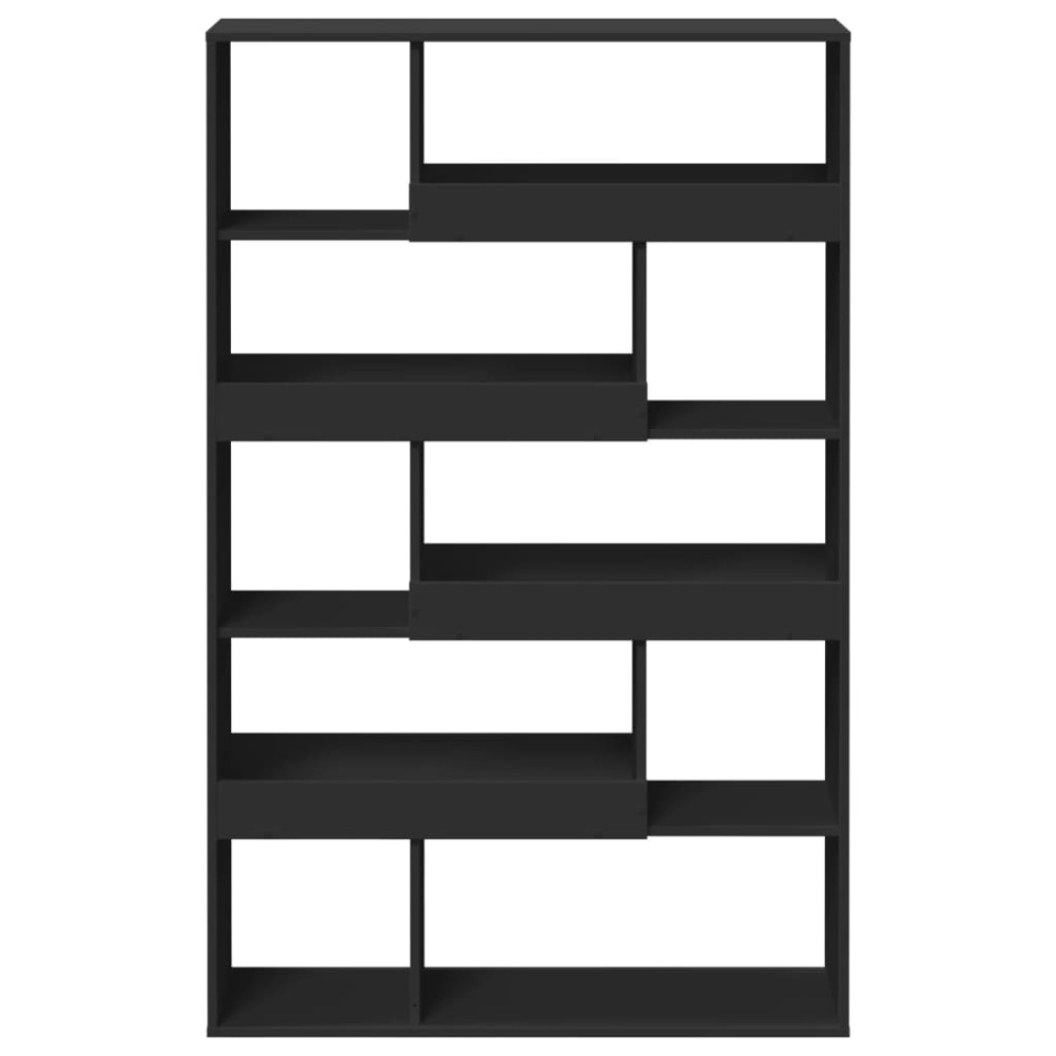 Separator de cameră, negru, 100x33x156,5 cm, lemn prelucrat - 3 | YEO