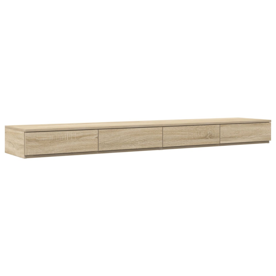 Sertare pentru Pat Stejar Sonoma 200x36,5x16,5 cm Lemn Compus - 1 | YEO