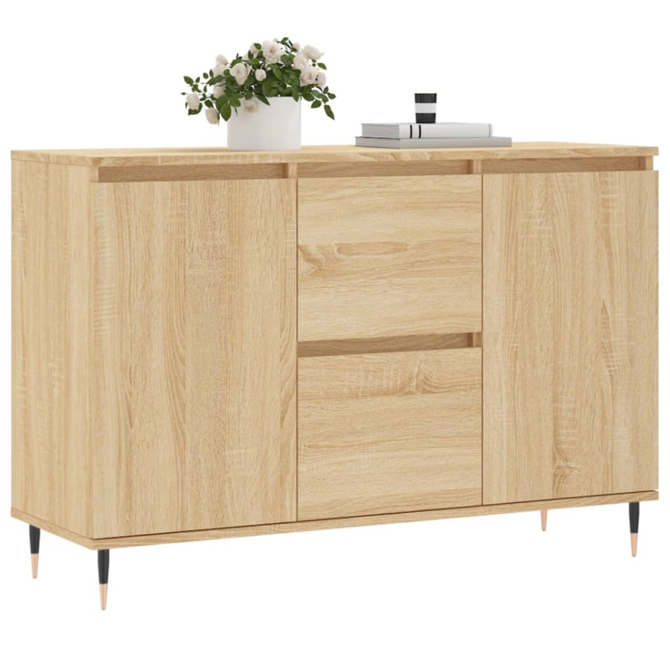 Servantă, stejar sonoma, 104x35x70 cm, lemn prelucrat - 2 | YEO