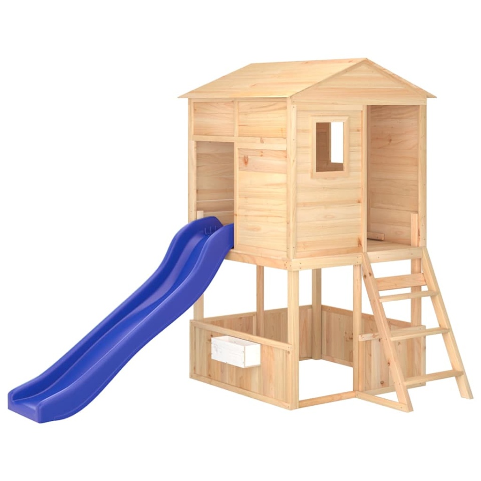 Set de joacă pentru exterior, lemn masiv de brad - 1 | YEO