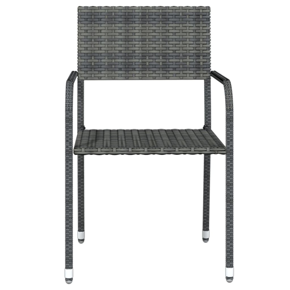Set de mobilier pentru grădină, 3 piese, gri - 3 | YEO