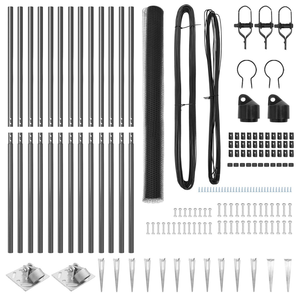 Set Gard Set de 2 Gri Metal 25 x 1.5 m Rezistent - 3 | YEO