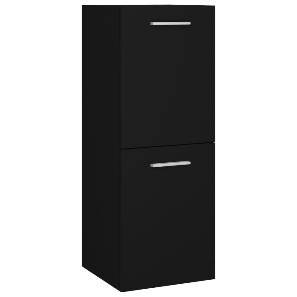 Set mobilier de baie, negru, lemn prelucrat - 3 | YEO