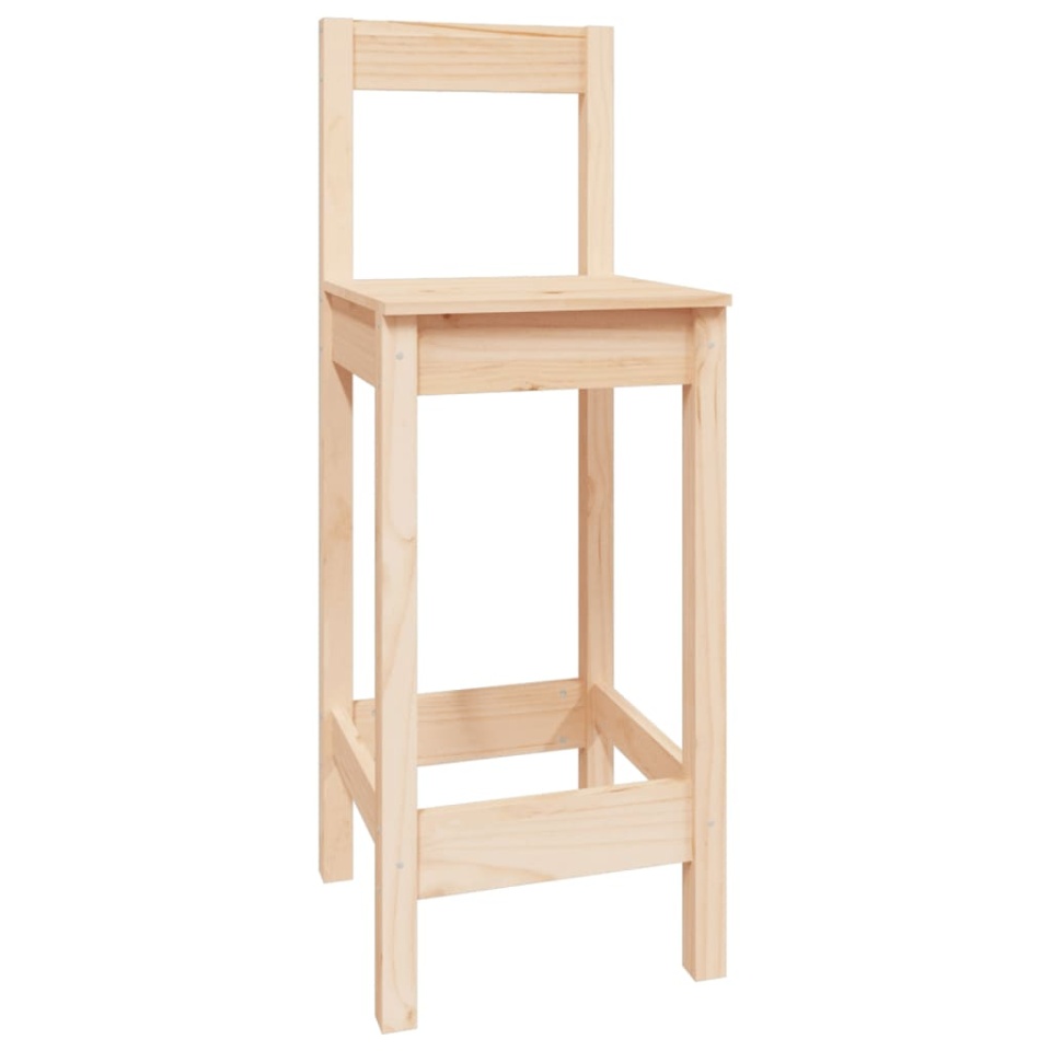 Set mobilier de bar, 5 piese, lemn masiv de pin - 3 | YEO