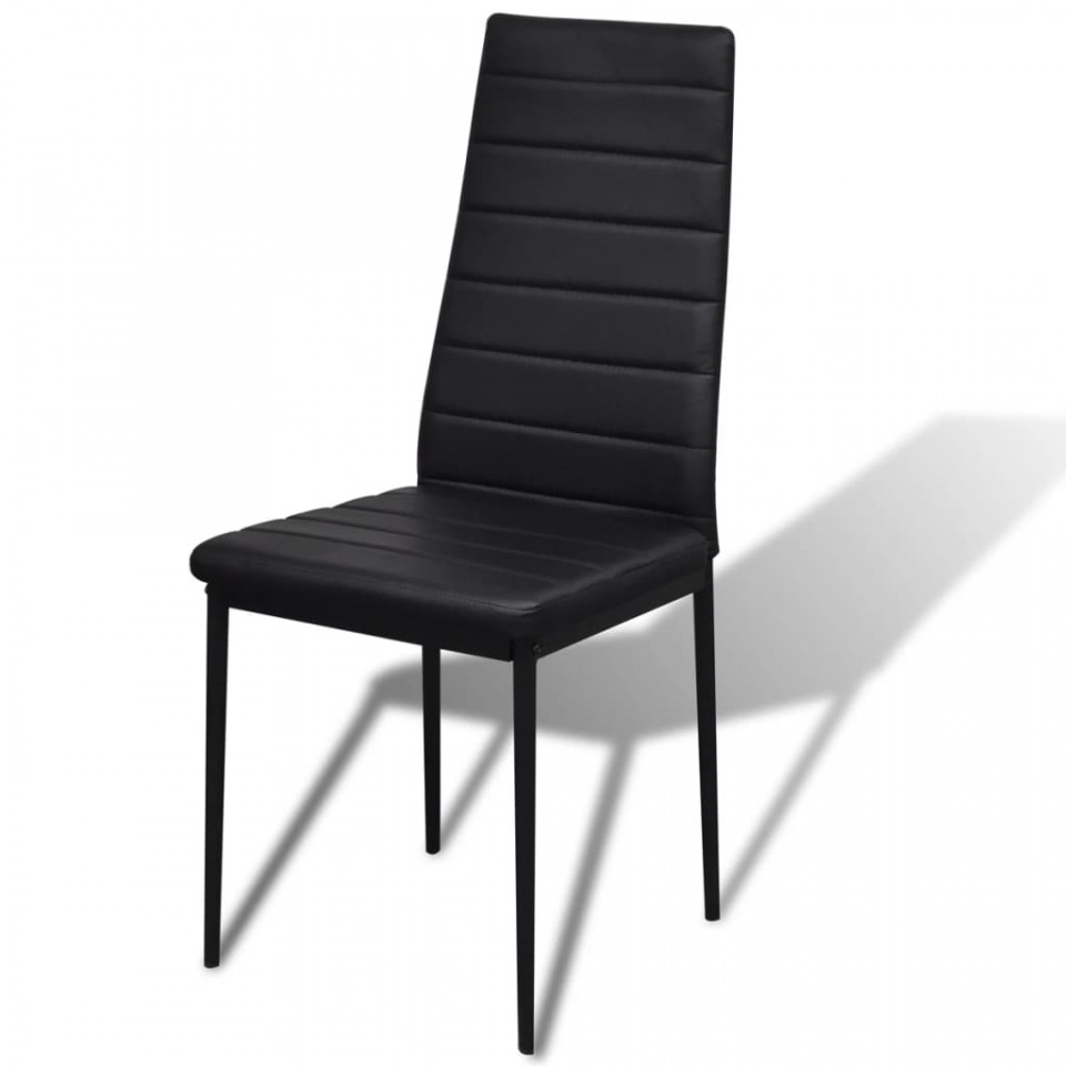 Set mobilier de bucătărie, cinci piese, negru - 3 | YEO