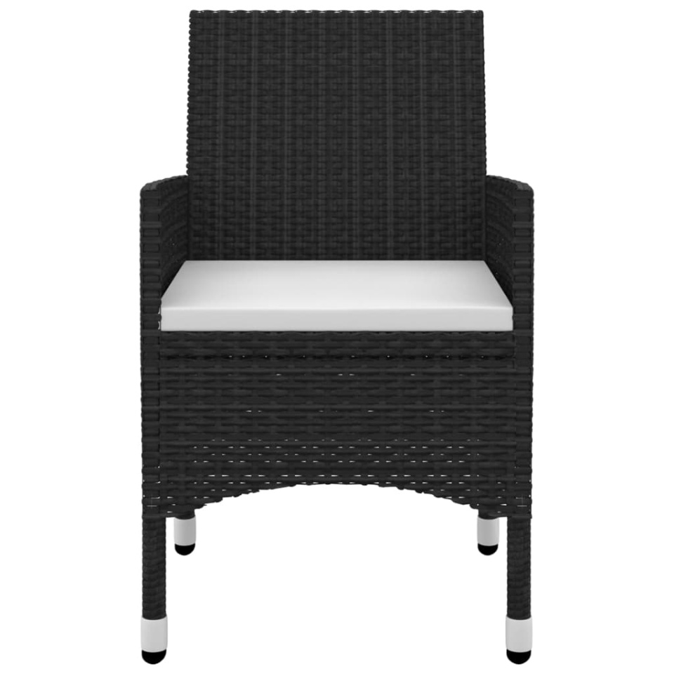 Set mobilier de grădină cu perne, 7 piese, poliratan și sticlă - 3 | YEO