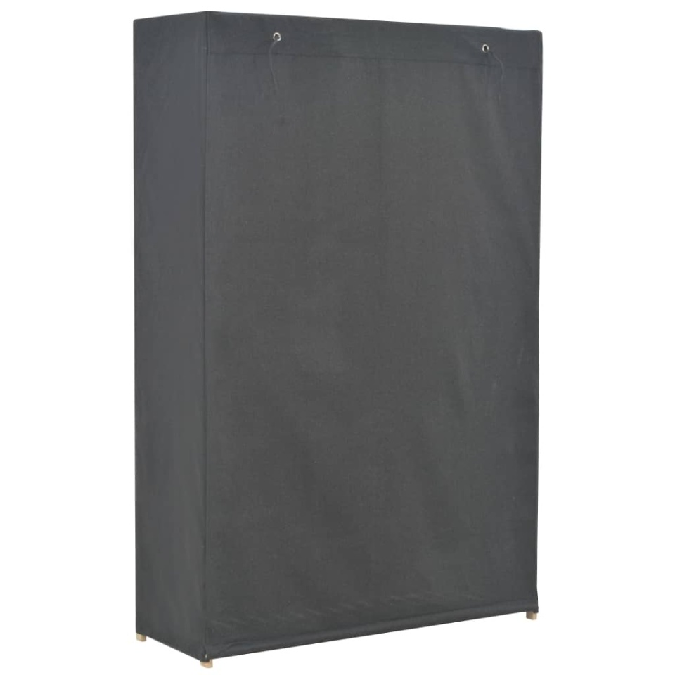 Șifonier cu 3 rafturi, gri, 110 x 40 x 170 cm, material textil - 2 | YEO