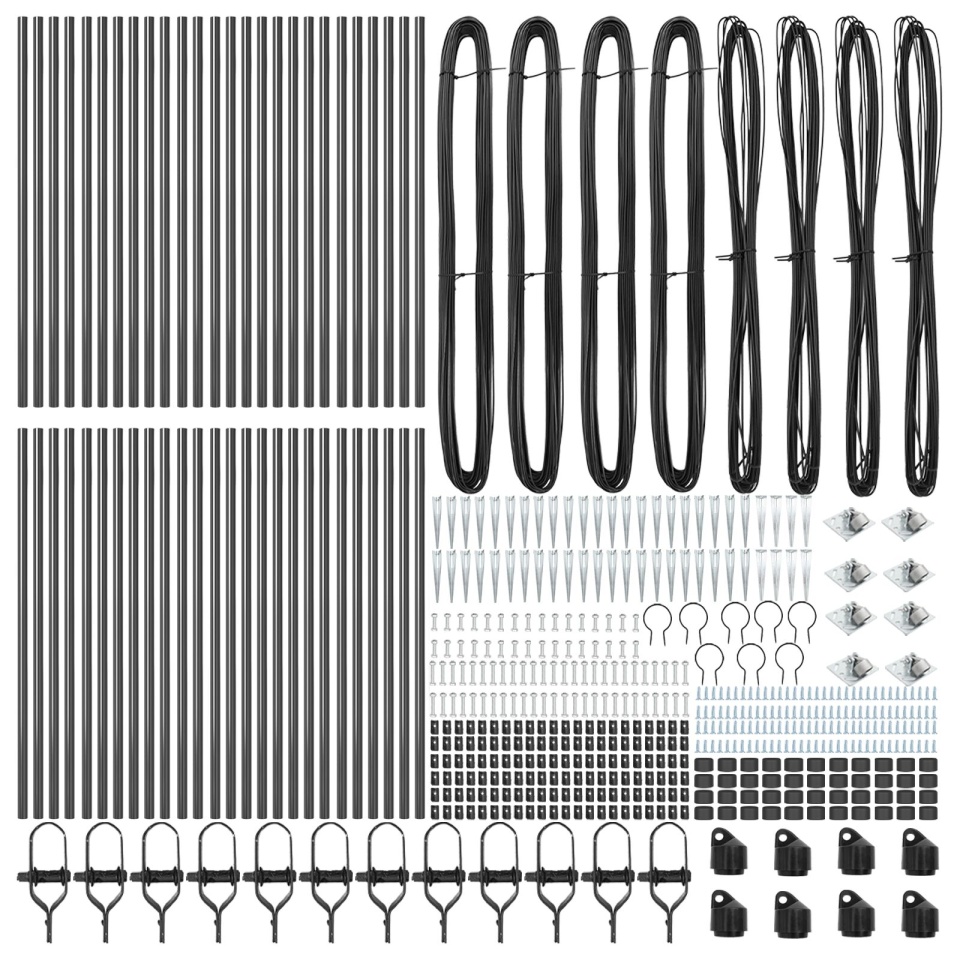 Stâlpi de gard cu spike 52 buc Ø32 mm 120 cm Oțel galvanizat - 2 | YEO