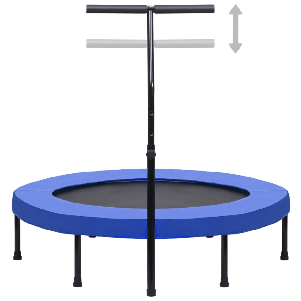 Trambulină de fitness cu mâner și margine de siguranță, 122 cm - 1 | YEO