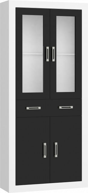 Verin Vrn-18 (Biblioteca) White/Black High Gloss