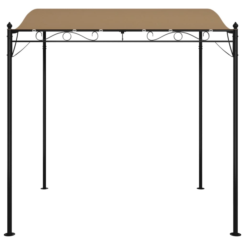 Baldachin, gri taupe, 2x2,3 m, 180 g/m², țesătură și oțel - 2 | YEO