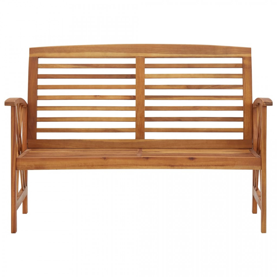 Bancă de grădină, 119 cm, lemn masiv de acacia - 1 | YEO