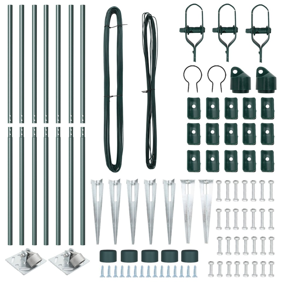 Bari cu Spike 7 buc Ø32 mm 180 cm Oțel galvanizat - 2 | YEO