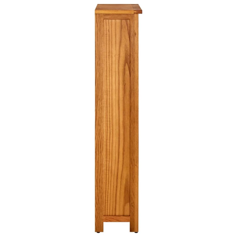Bibliotecă cu 4 rafturi, 70x22x110 cm, lemn masiv de stejar - 2 | YEO