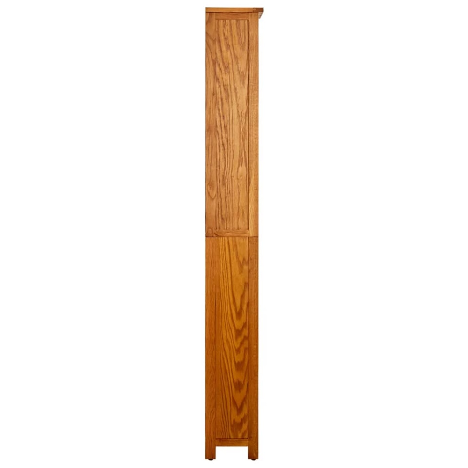 Bibliotecă cu 6 rafturi, 52x22x180 cm, lemn masiv de stejar - 2 | YEO