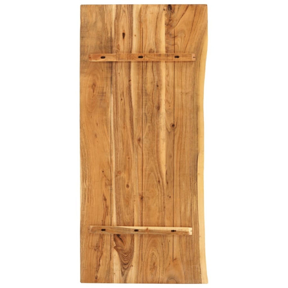 Blat lavoar de baie, 114x52x4 cm, lemn masiv de acacia - 1 | YEO