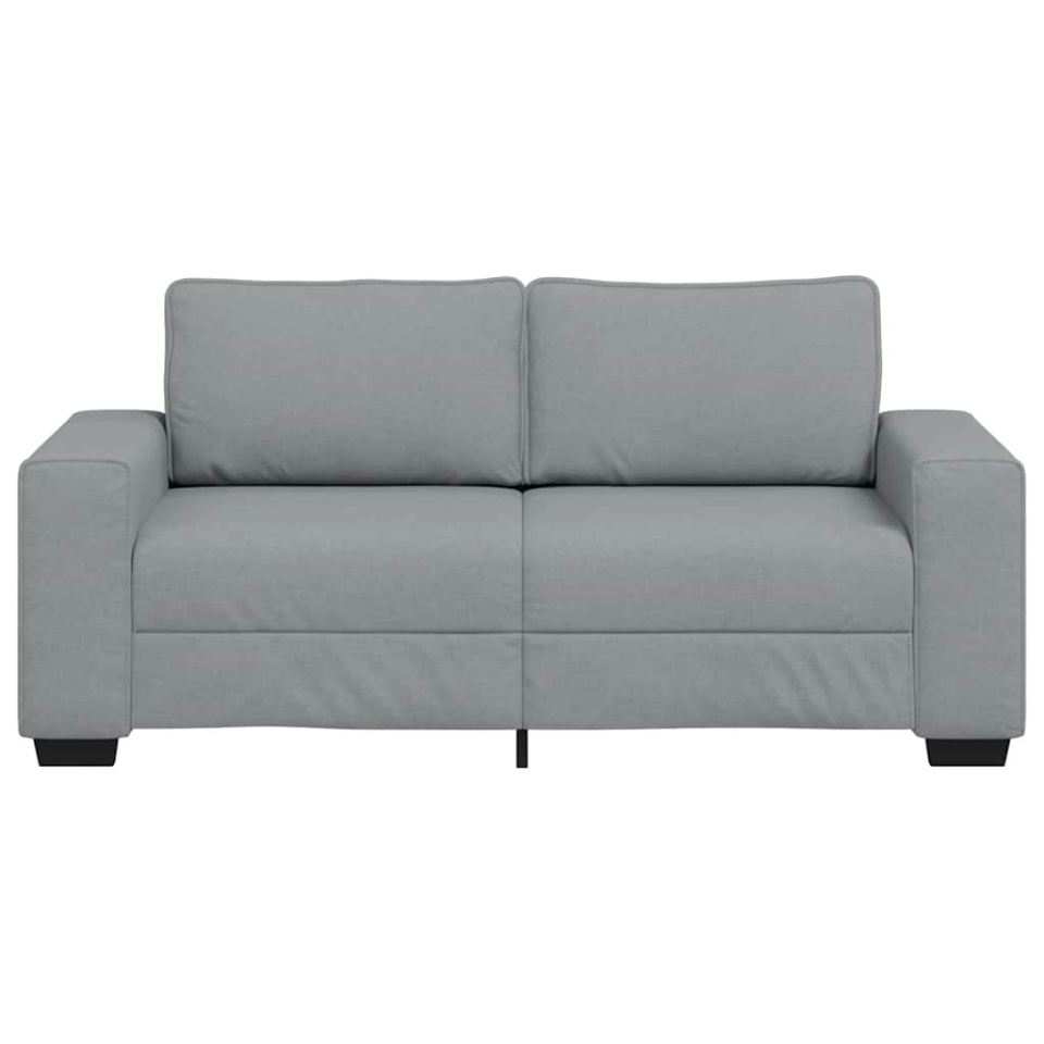 Canapea cu 2 locuri, țesătură gri deschis, 140 cm - 3 | YEO