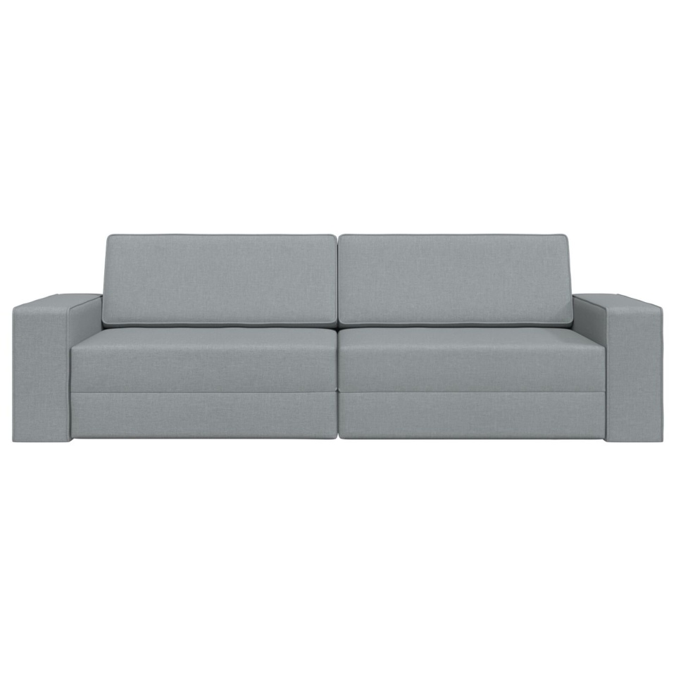 Canapea Pat Floor 2 în 1 Gri Deschis 245x150x60,5 cm Țesătură - 3 | YEO