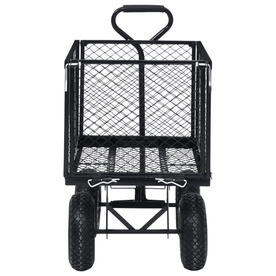 Cărucior manual de grădină, negru, 350 kg - 2 | YEO
