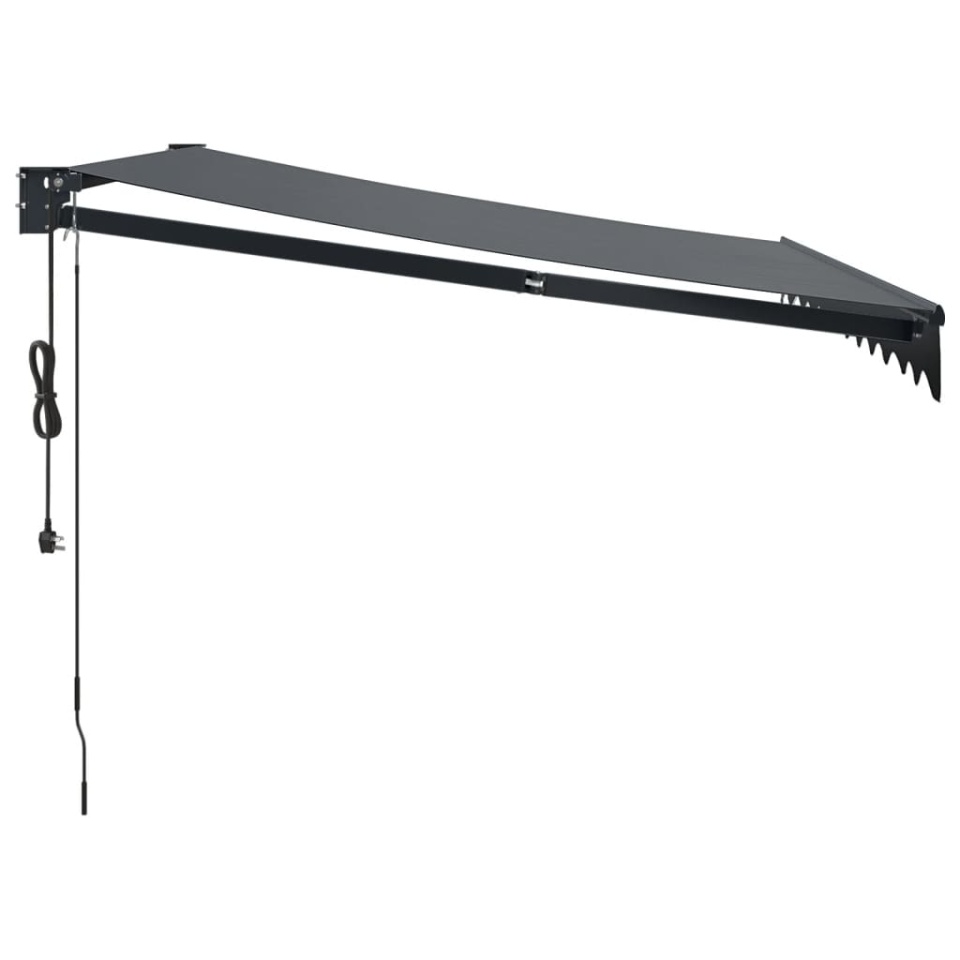 Copertină automată retractabilă, antracit, 3,5x2,5 m - 3 | YEO
