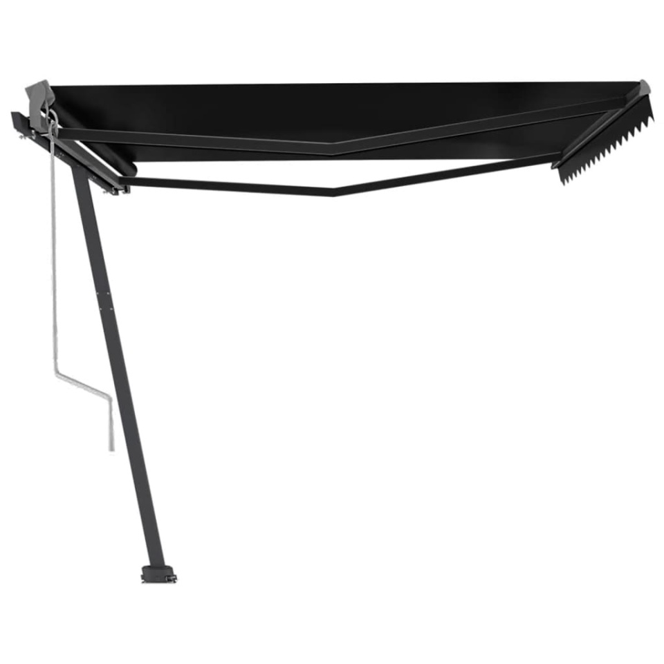 Copertină autonomă retractabilă automat, antracit, 400x350 cm - 3 | YEO