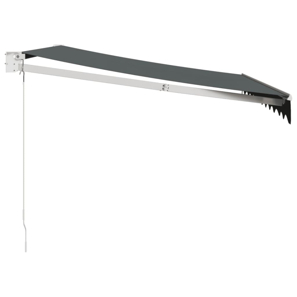 Copertină retractabilă, antracit, 3x2,5 m, textil și aluminiu - 3 | YEO