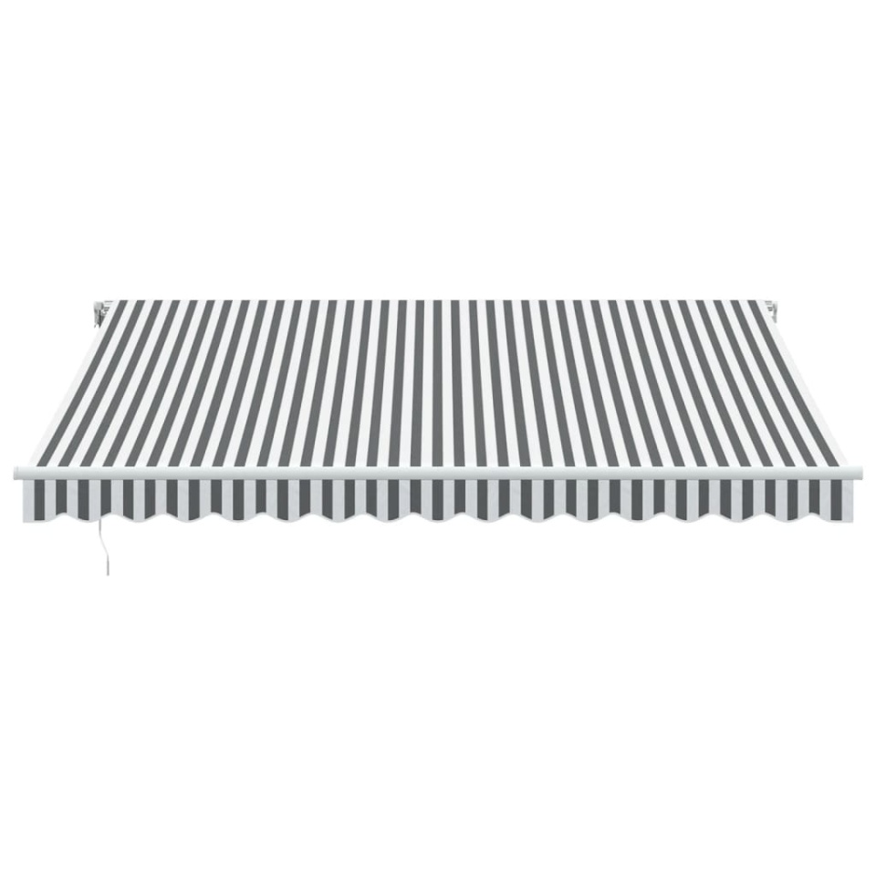 Copertină retractabilă automat cu LED, antracit/alb, 400x300 cm - 3 | YEO