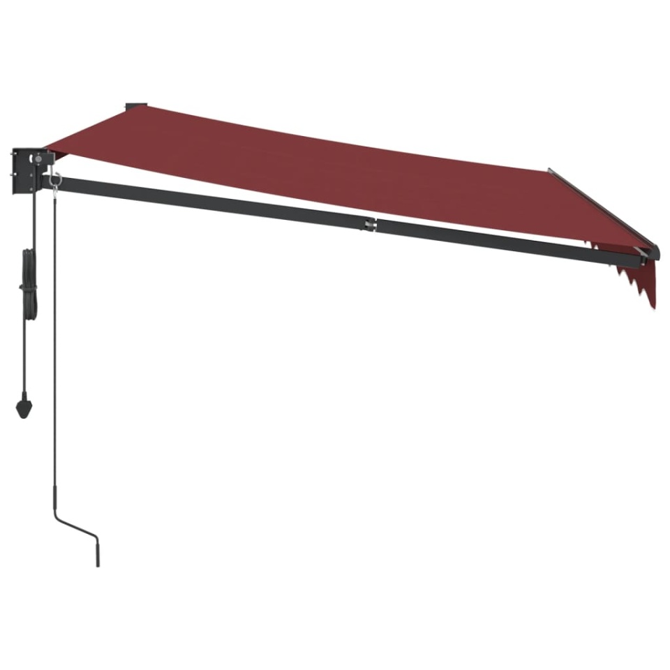 Copertina retractabilă automat, vișiniu, 300x250 cm - 3 | YEO