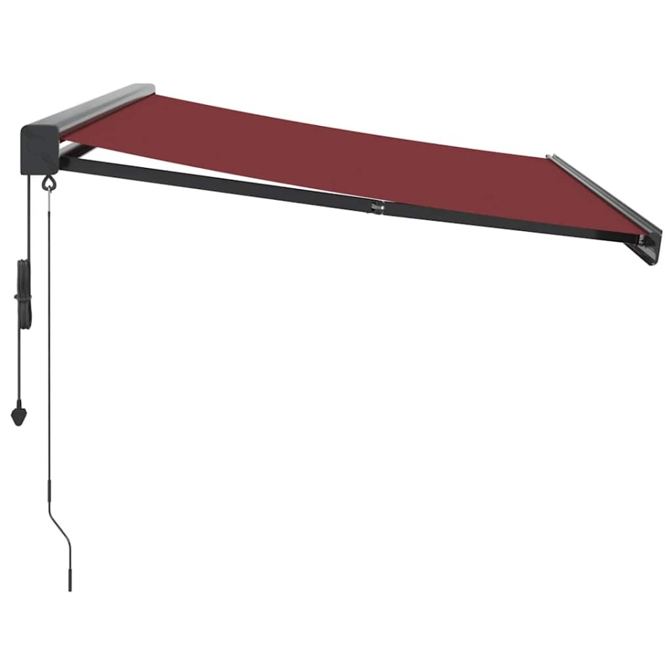 Copertina retractabilă automat, vișiniu, 350x250 cm - 3 | YEO