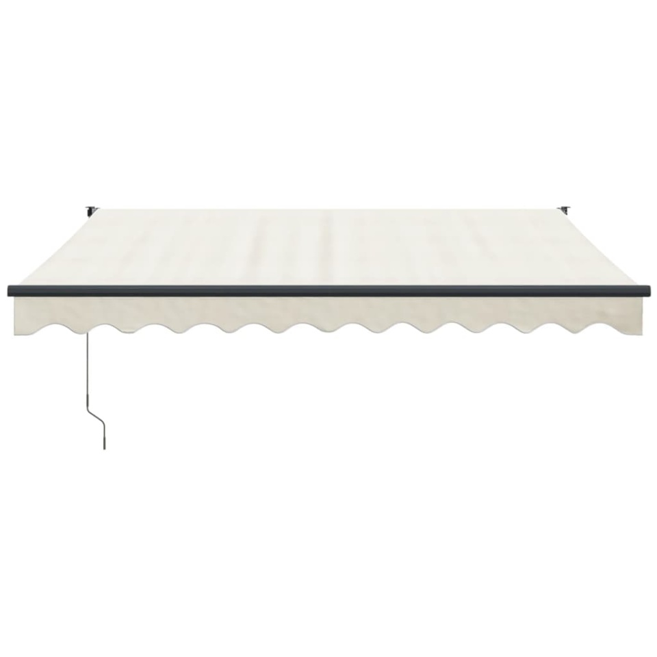 Copertină retractabilă, crem, 3,5x2,5 m, textil și aluminiu - 2 | YEO
