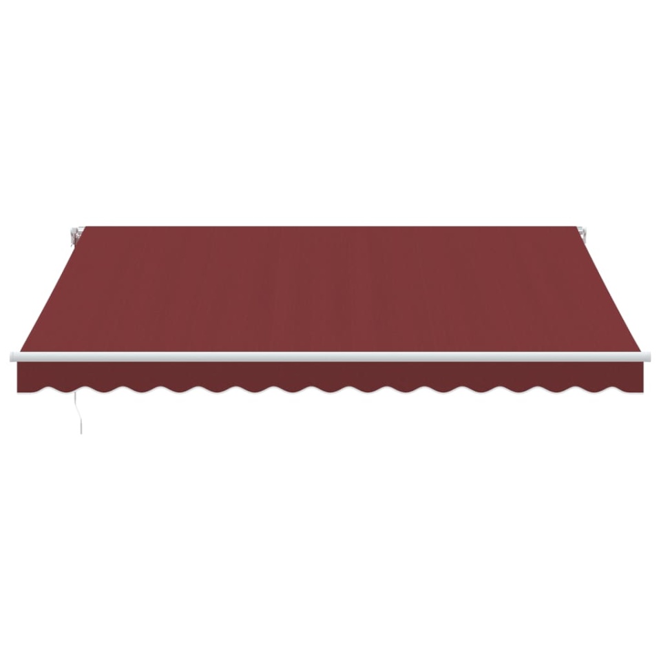 Copertina retractabilă manual cu LED, vișiniu, 400x300 cm - 3 | YEO