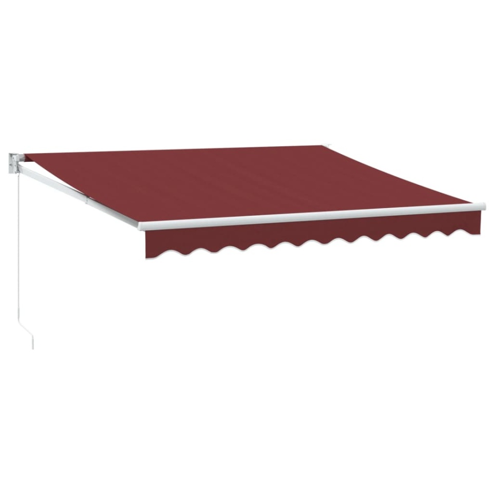Copertina retractabilă manual, vișiniu, 300x250 cm - 1 | YEO