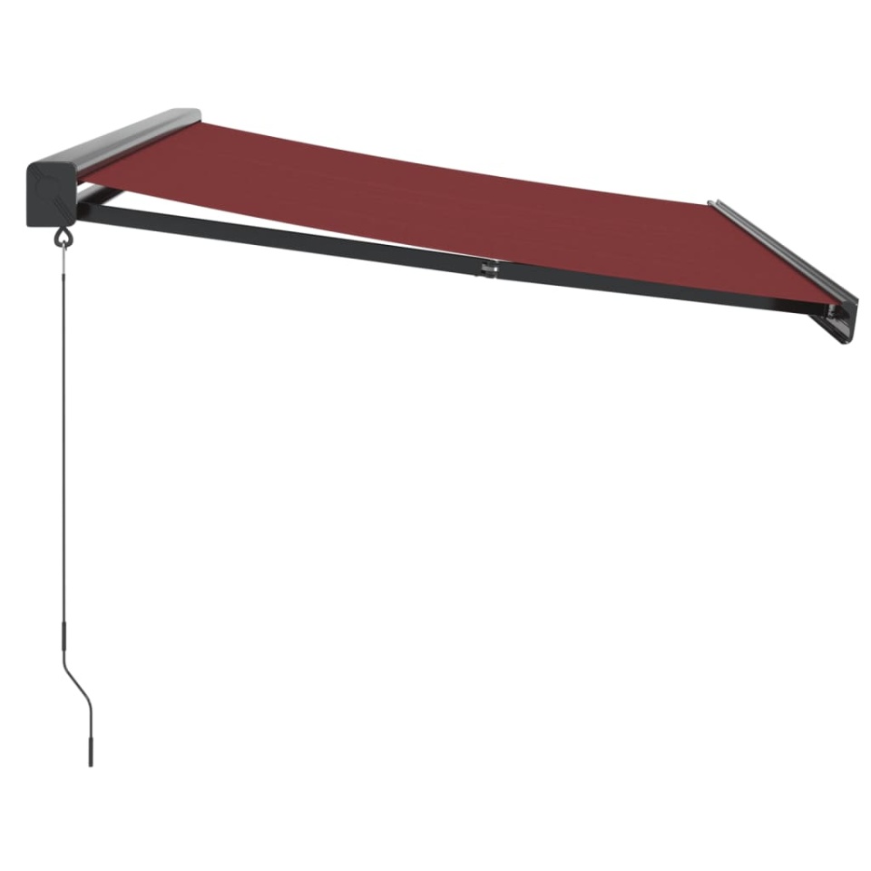 Copertina retractabilă manual, vișiniu, 350x250 cm - 3 | YEO