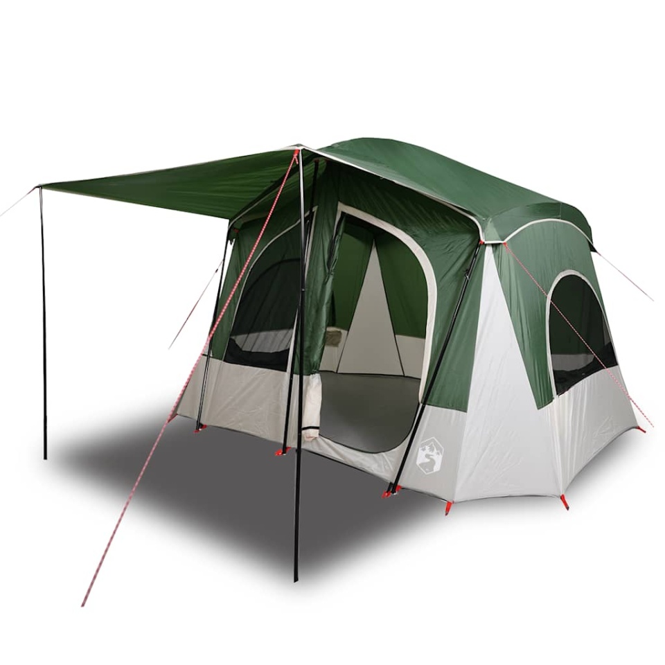 Cort cabină de camping, 5 persoane, verde, impermeabil - 1 | YEO