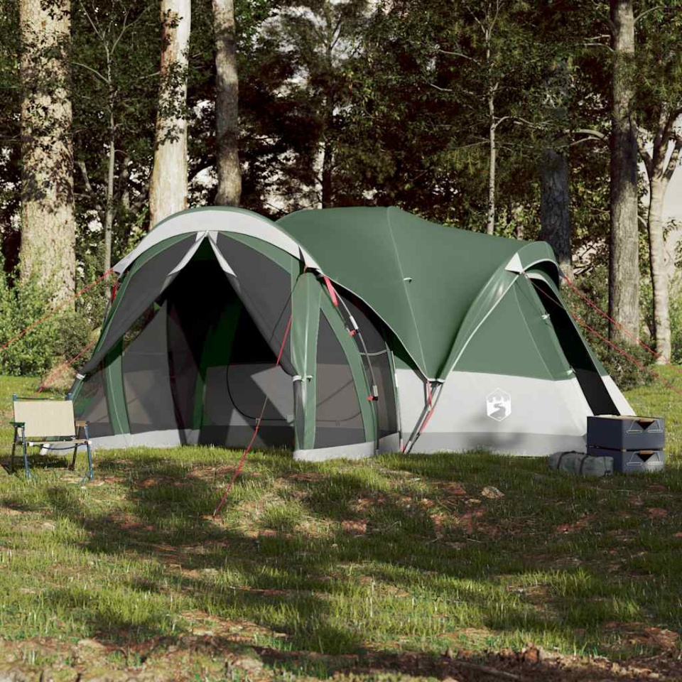 Cort de familie Tipi pentru 8 persoane, verde, impermeabil - 2 | YEO