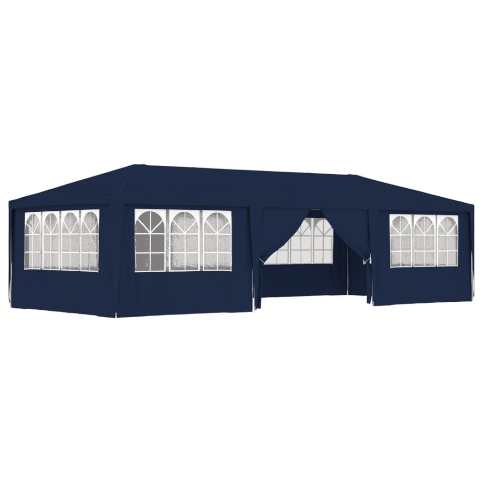 Cort de petrecere profesional cu pereți albastru 4x9 m 90 g/m² - 1 | YEO