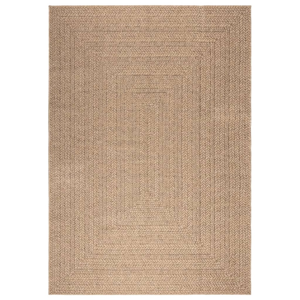 Covor 160x230 cm aspect iută pentru interior și exterior - 3 | YEO