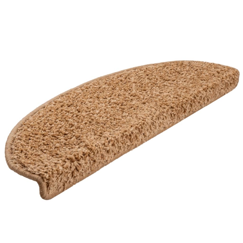 Covorașe pentru trepte scară, 15 buc., bej, 65x21x4 cm - 2 | YEO