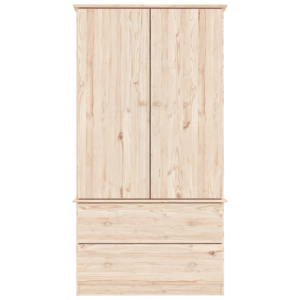 Dulap „ALTA”, 90x55x170 cm, lemn masiv de pin - 3 | YEO