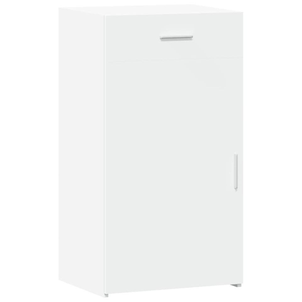 Dulap, alb, 50x42,5x93 cm, lemn prelucrat - 1 | YEO