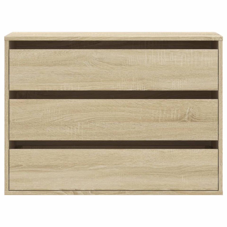 Dulap colț cu sertare stejar sonoma 80x41x58 cm lemn prelucrat - 3 | YEO